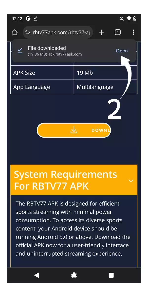 how to install apk step 2